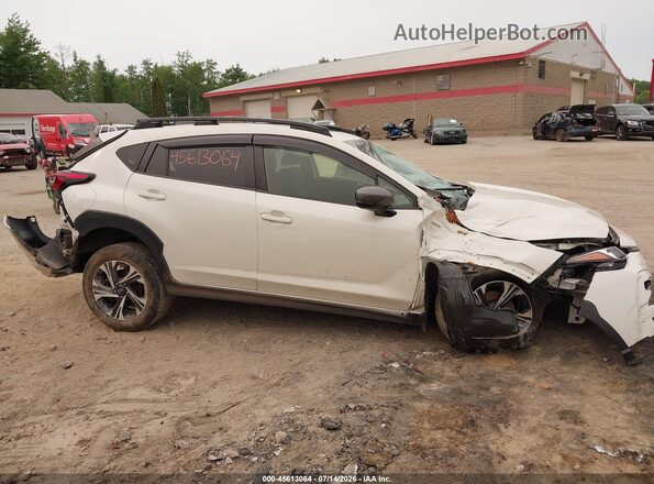 JF2GUADC7R8305427 2024 SUBARU CROSSTREK White უკანა სალონის ხედი