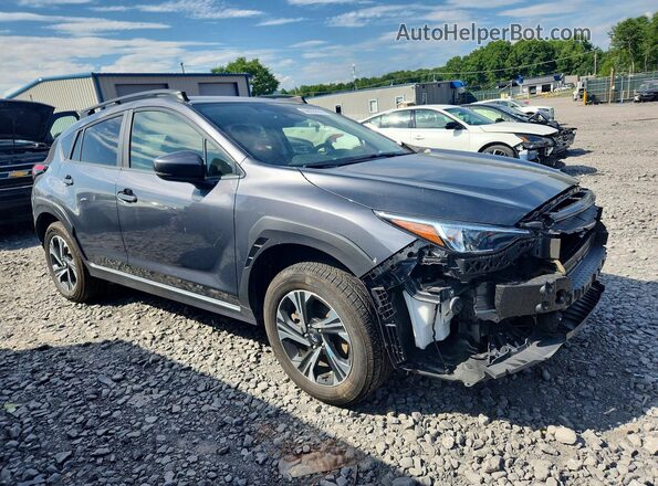 JF2GUADC7R8397834 2024 SUBARU CROSSTREK Charcoal Передня права чверть