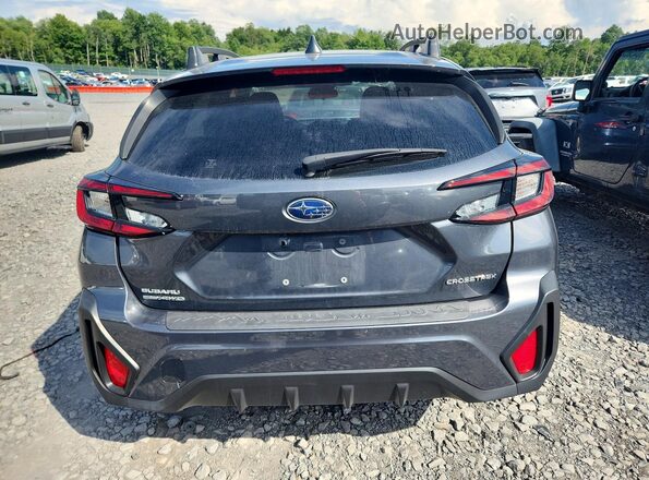 JF2GUADC7R8397834 2024 SUBARU CROSSTREK Charcoal Вид ззаду