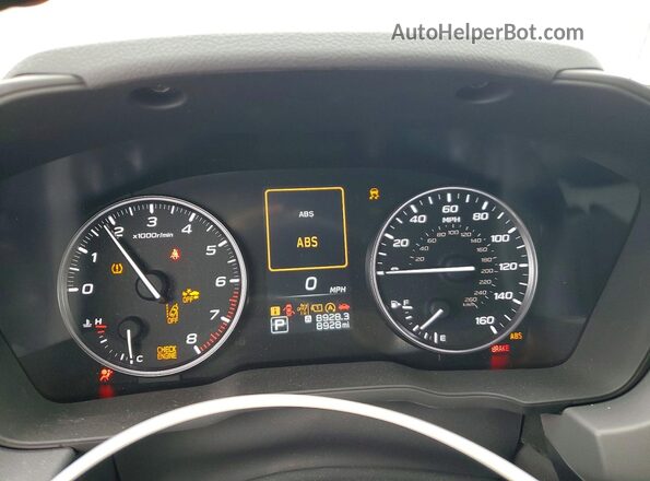 JF2GUADC7R8918907 2024 SUBARU CROSSTREK White Vista del cuadro de instrumentos