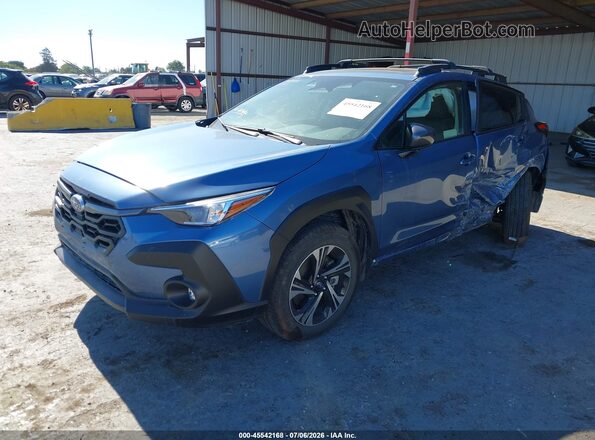 JF2GUADC7RH399051 2024 SUBARU CROSSTREK Синий Передняя левая четверть