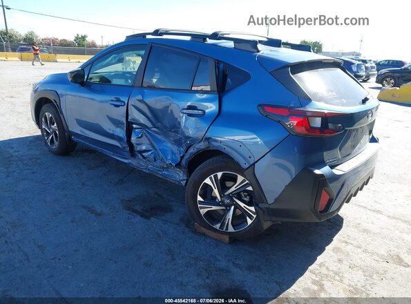 JF2GUADC7RH399051 2024 SUBARU CROSSTREK Синий Задняя левая четверть