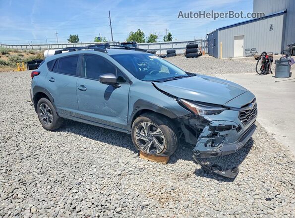 JF2GUADC8R8375910 2024 SUBARU CROSSTREK Gray Передня права чверть