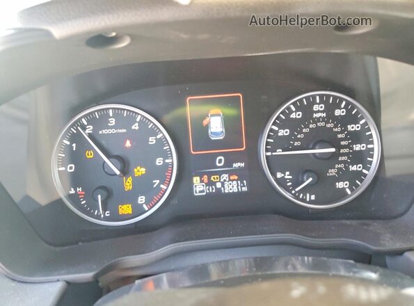 JF2GUADC8R8375910 2024 SUBARU CROSSTREK Gray Вид щитка приладів