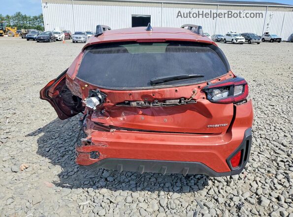 JF2GUADC8RH277007 2024 SUBARU CROSSTREK Orange Вид ззаду
