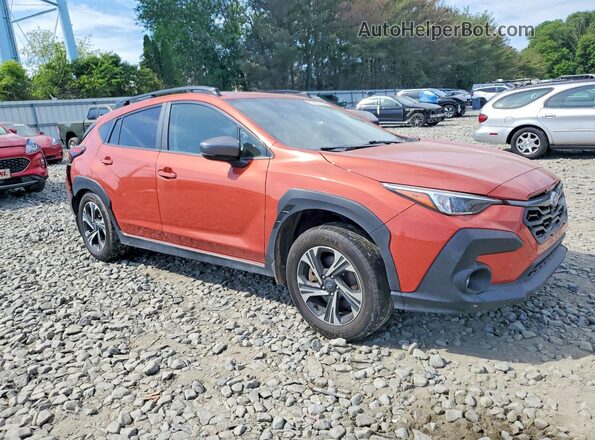 JF2GUADC8RH277007 2024 SUBARU CROSSTREK Orange Передня права чверть