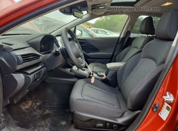 JF2GUADC8RH277654 2024 SUBARU CROSSTREK Orange წინა სალონის ხედი