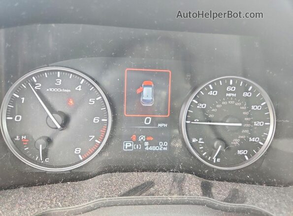JF2GUADC8RH277654 2024 SUBARU CROSSTREK Orange ხელსაწყოთა პანელის ხედი