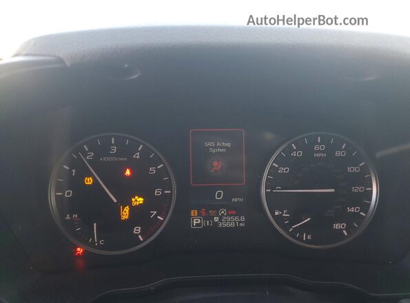 JF2GUADC8RH288556 2024 SUBARU CROSSTREK Blue Instrument cluster view