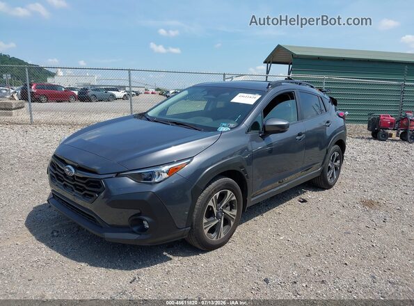 JF2GUADC9R8885618 2024 SUBARU CROSSTREK Gray Przód lewy