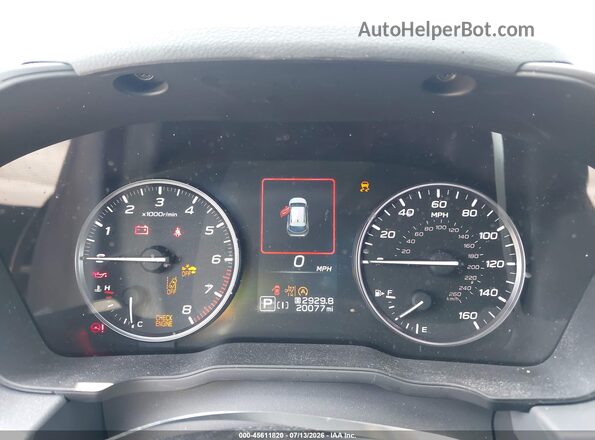 JF2GUADC9R8885618 2024 SUBARU CROSSTREK Gray Widok tylnych siedzeń