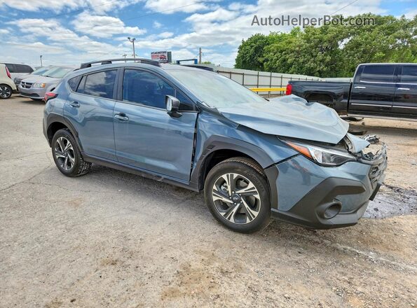 JF2GUADC9R8906998 2024 SUBARU CROSSTREK Синий Передняя правая четверть