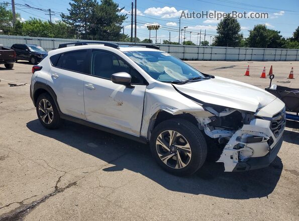 JF2GUADC9RH257090 2024 SUBARU CROSSTREK White Передня права чверть
