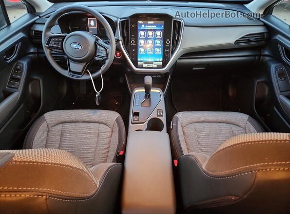 JF2GUADC9RH257090 2024 SUBARU CROSSTREK White Вид панелі приладів