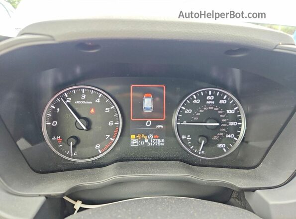 JF2GUADC9RH339451 2024 SUBARU CROSSTREK Blue Widok zestawu wskaźników