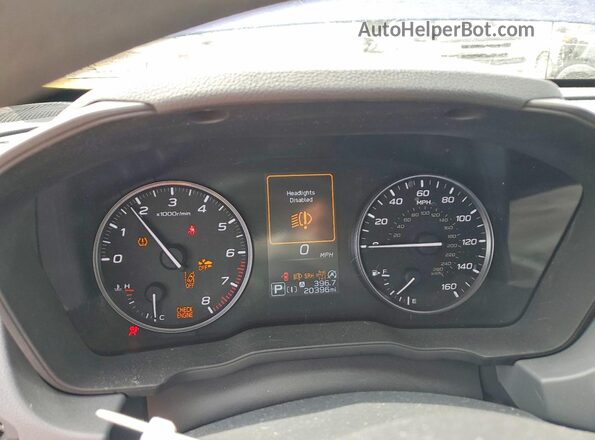 JF2GUADC9RH853042 2024 SUBARU CROSSTREK Blue Instrument cluster view
