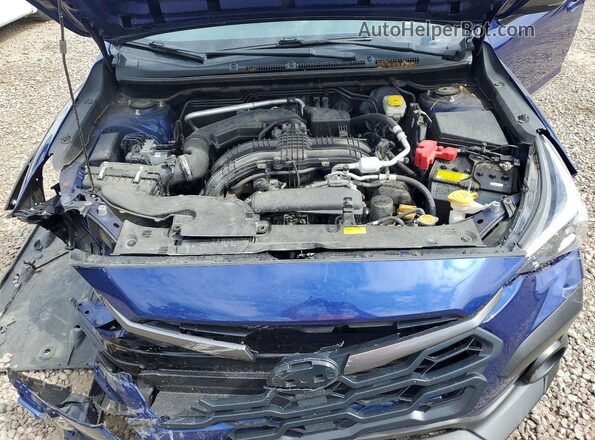 JF2GUADC9RH853042 2024 SUBARU CROSSTREK Blue Engine compartment view
