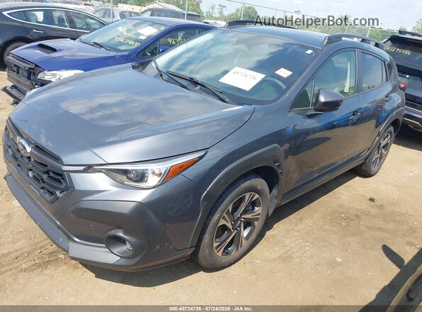 JF2GUADCXR8220971 2024 SUBARU CROSSTREK Серый Передняя левая четверть
