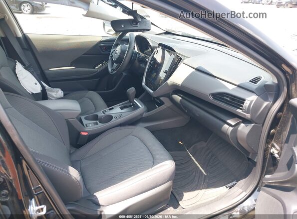 JF2GUADCXR8268342 2024 SUBARU CROSSTREK Black წინა სალონის ხედი
