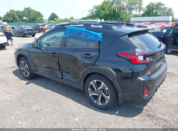 JF2GUADCXR8268342 2024 SUBARU CROSSTREK Black უკანა მარცხენა