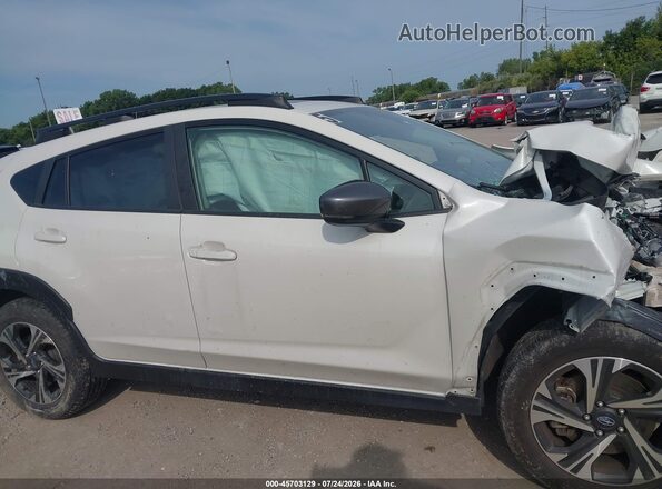 JF2GUADCXR8330175 2024 SUBARU CROSSTREK White უკანა სალონის ხედი