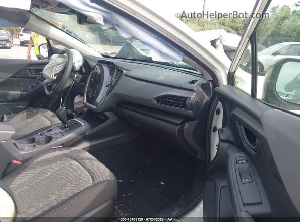JF2GUADCXR8330175 2024 SUBARU CROSSTREK White წინა სალონის ხედი