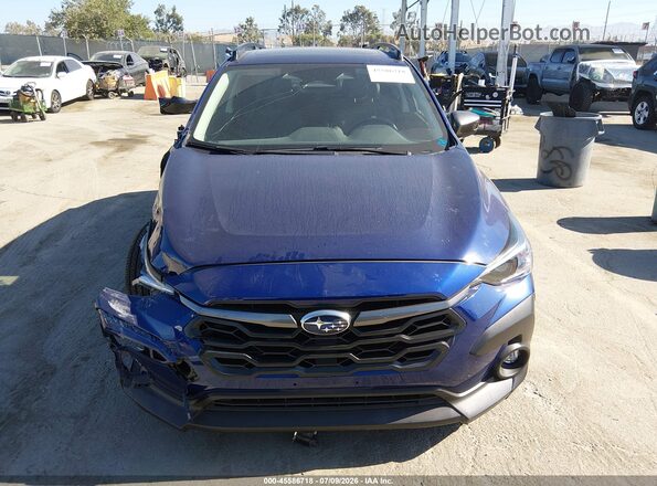 JF2GUADCXR8918237 2024 SUBARU CROSSTREK Blue Instrument cluster view