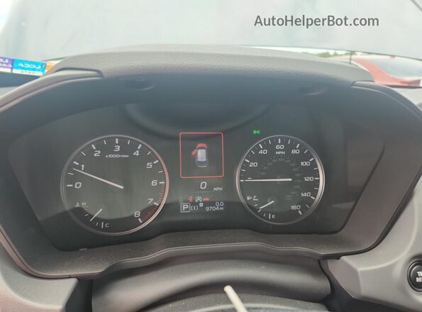 JF2GUHDC0S8303856 2025 SUBARU CROSSTREK Blue Вид щитка приладів