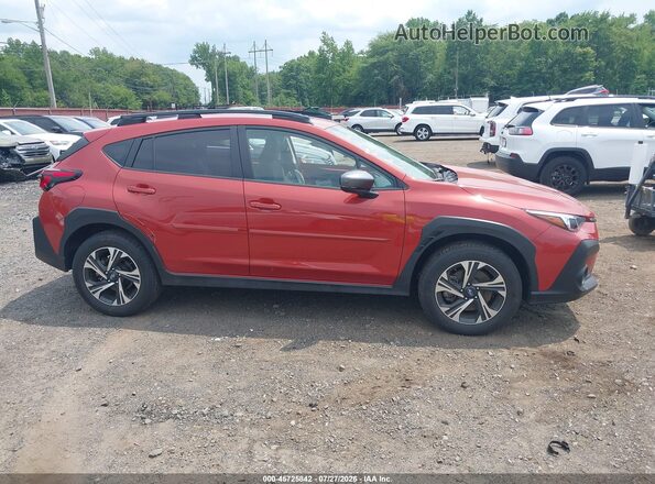 JF2GUHDC0SH214305 2025 SUBARU CROSSTREK Orange Rear interior view