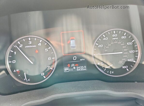 JF2GUHDC1SH316597 2025 SUBARU CROSSTREK Blue ხელსაწყოთა პანელის ხედი