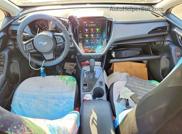 JF2GUHDC2S8238542 2025 SUBARU CROSSTREK Blue Widok deski rozdzielczej