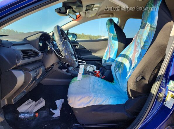 JF2GUHDC2S8238542 2025 SUBARU CROSSTREK Blue Widok wnętrza z przodu