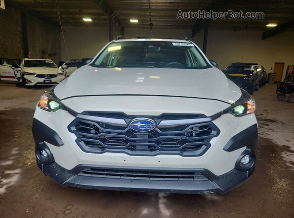 JF2GUHDC2S8280421 2025 SUBARU CROSSTREK White წინა ხედი