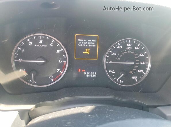 JF2GUHDC3SH243524 2025 SUBARU CROSSTREK Black Instrument cluster view