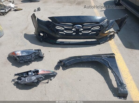 JF2GUHDC4SH244228 2025 SUBARU CROSSTREK Black Widok zestawu wskaźników