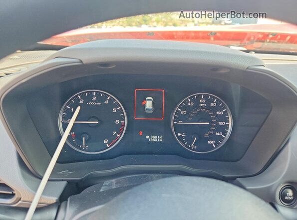 JF2GUHDC4SH278508 2025 SUBARU CROSSTREK Orange ხელსაწყოთა პანელის ხედი