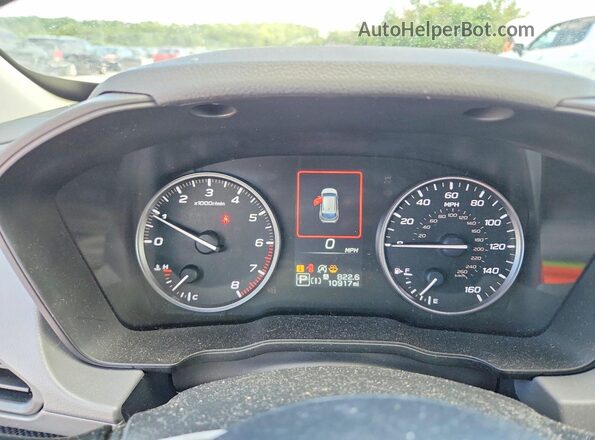 JF2GUHDC5S8280171 2025 SUBARU CROSSTREK Blue Widok zestawu wskaźników
