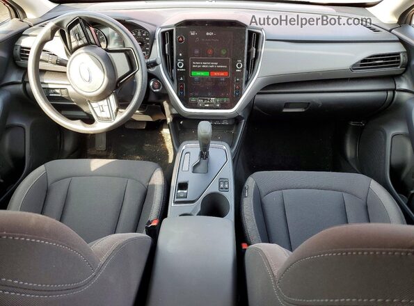 JF2GUHDC5SH251303 2025 SUBARU CROSSTREK Красный Вид панели приборов