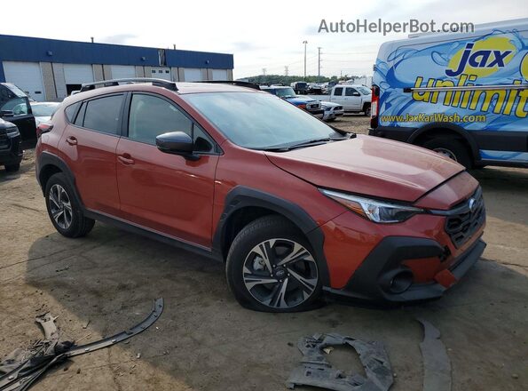 JF2GUHDC5SH251303 2025 SUBARU CROSSTREK Красный Передняя правая четверть