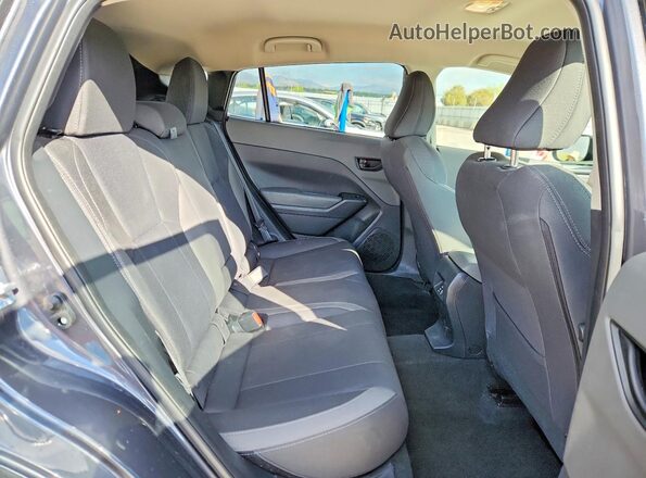 JF2GUHDC6S8222179 2025 SUBARU CROSSTREK Charcoal Rear interior view