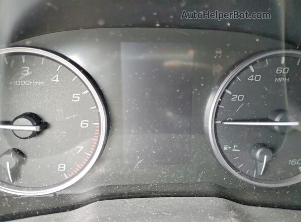 JF2GUHDC6SH253495 2025 SUBARU CROSSTREK White Widok zestawu wskaźników