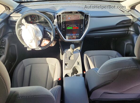 JF2GUHDC6SH294659 2025 SUBARU CROSSTREK Gray Առջևի վահանակի տեսք