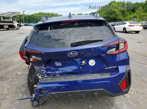 JF2GUHDC7S8342055 2025 SUBARU CROSSTREK Blue Вид ззаду