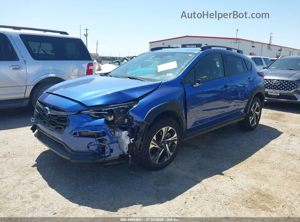 JF2GUHDC7SH313025 2025 SUBARU CROSSTREK Blue Vista tres cuartos delantera izquierda