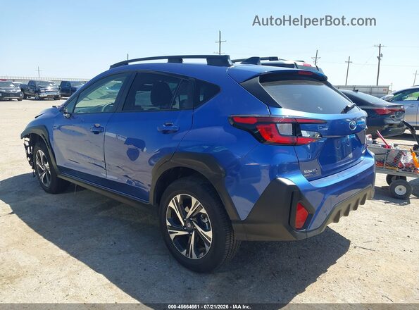JF2GUHDC7SH313025 2025 SUBARU CROSSTREK Blue Trasero izquierdo