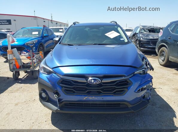 JF2GUHDC7SH313025 2025 SUBARU CROSSTREK Blue Vista del cuadro de instrumentos