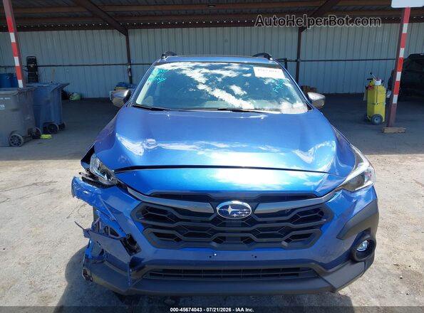 JF2GUHDC7SH314112 2025 SUBARU CROSSTREK Синий Вид щитка приборов