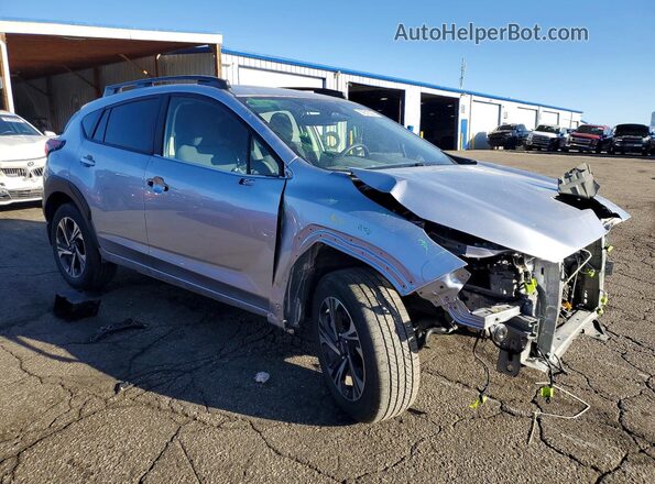 JF2GUHDC8SH271013 2025 SUBARU CROSSTREK Серебряный Передняя правая четверть