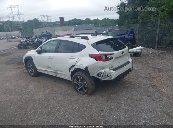 JF2GUHDC8SH303555 2025 SUBARU CROSSTREK White Trasero izquierdo