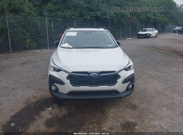 JF2GUHDC8SH303555 2025 SUBARU CROSSTREK White Vista del cuadro de instrumentos